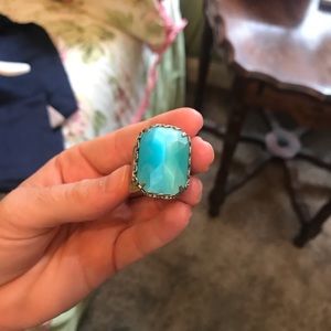 Sorrelli turquoise and silver ring